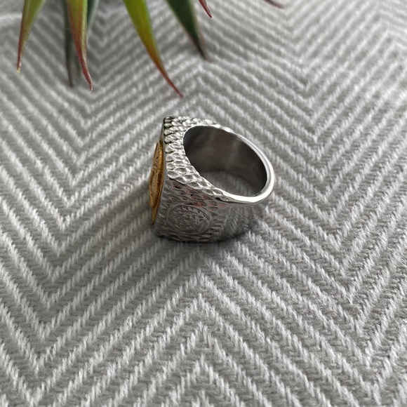 Gestalt Couture Unique Tree of Life Signet Ring (Unisex) - Picture 4 of 5